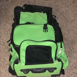 Boombah Softball rolling bat bag